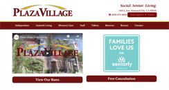 Desktop Screenshot of plazavillage.com
