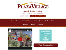 Tablet Screenshot of plazavillage.com